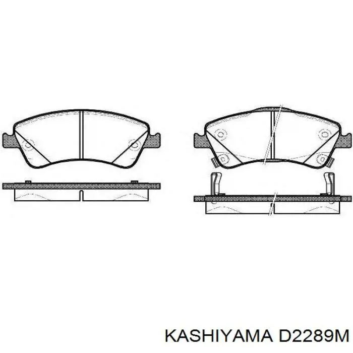 Колодки Kashiyama D2289M цена, от 30.39 USD