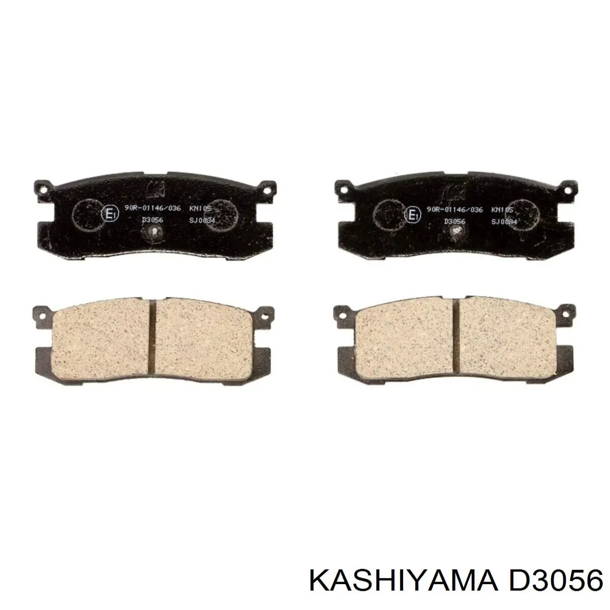 Задние тормозные колодки D3056 Kashiyama