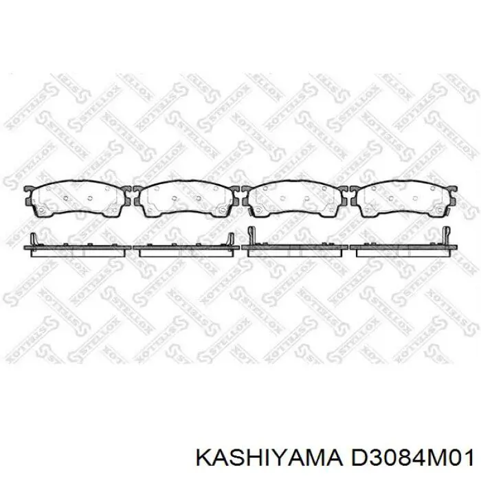 D3084M01 Kashiyama колодки тормозные передние дисковые