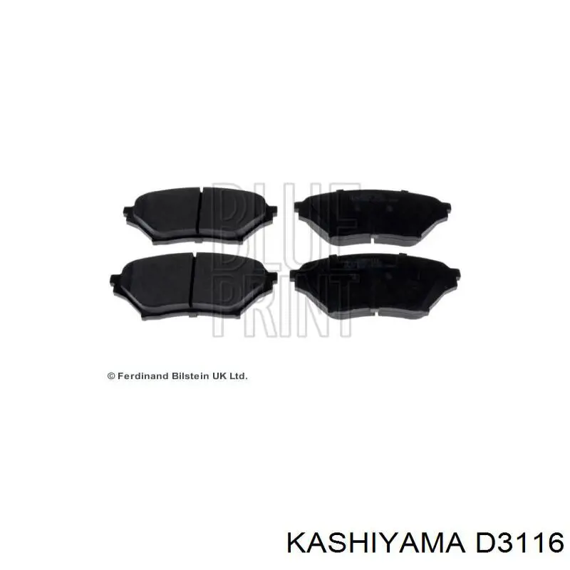Колодки Kashiyama D3116 цена, от 9.10 USD