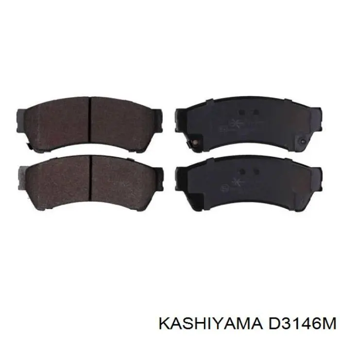 Передние тормозные колодки D3146M Kashiyama