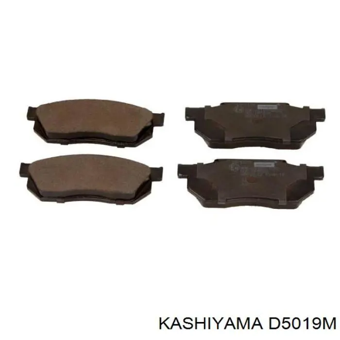 D5019M Kashiyama передние тормозные колодки