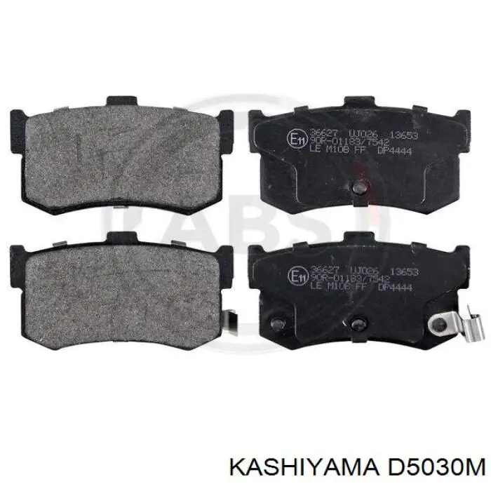D5030M Kashiyama колодки тормозные задние дисковые