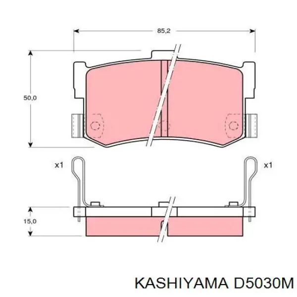 Колодки дисковые  Kashiyama D5030M цена, от 12.67 USD