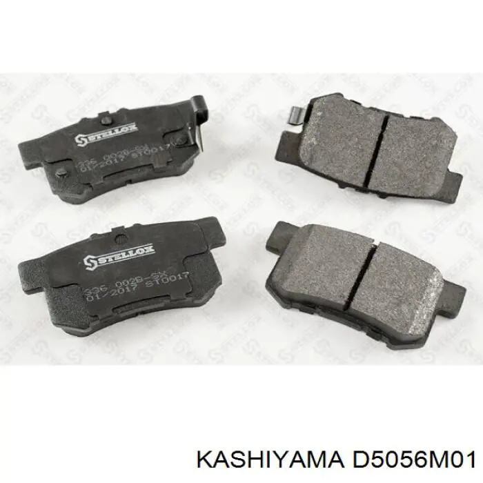 D5056M01 Kashiyama колодки тормозные задние дисковые