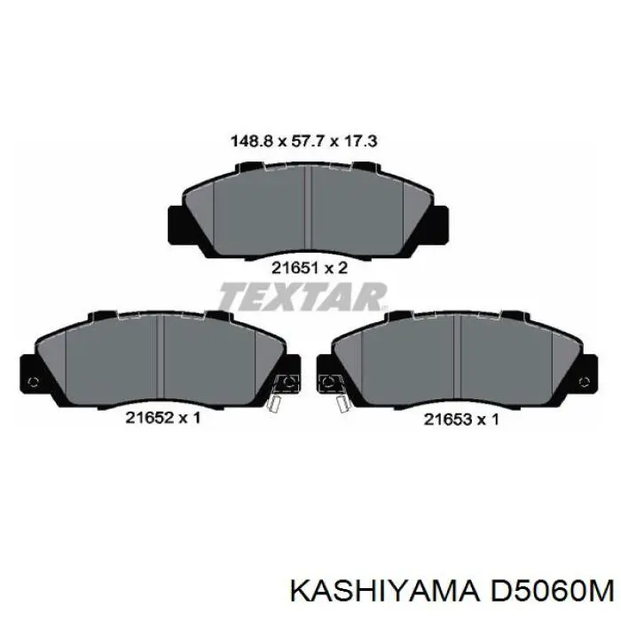 Колодки Kashiyama D5060M цена, от 20.27 USD
