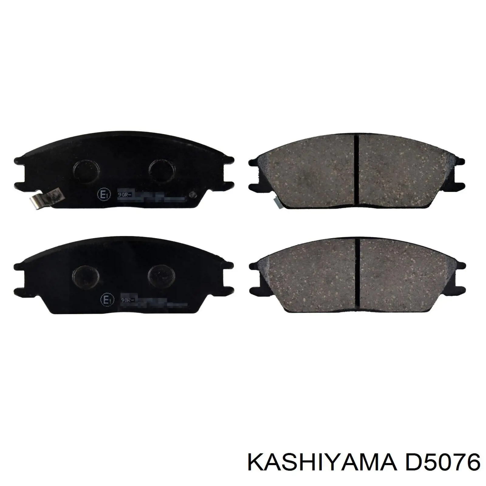 D5076 Kashiyama колодки тормозные передние дисковые