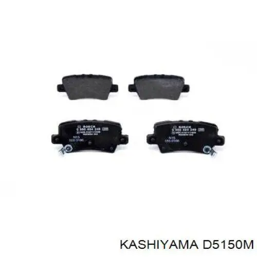 D5150M Kashiyama Колодки тормозные дисковые комплект