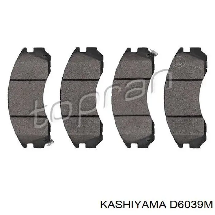 Передние тормозные колодки D6039M Kashiyama