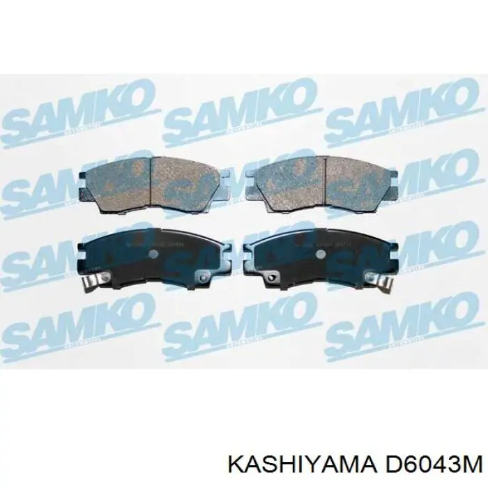 D6043M Kashiyama Колодки передние