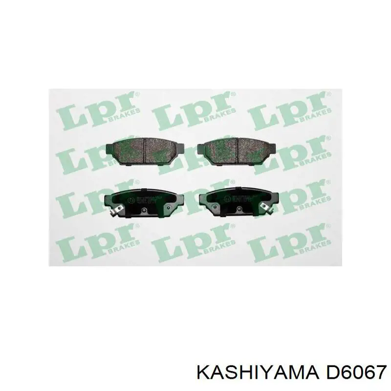 Колодки дисковые  Kashiyama D6067 цена, от 12.65 USD