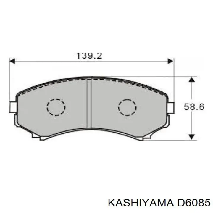 Колодки Kashiyama D6085 цена, от 19.73 USD