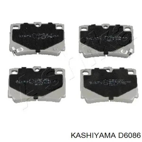 Купить D6086 Kashiyama Колодки тормозные задние, дисковые