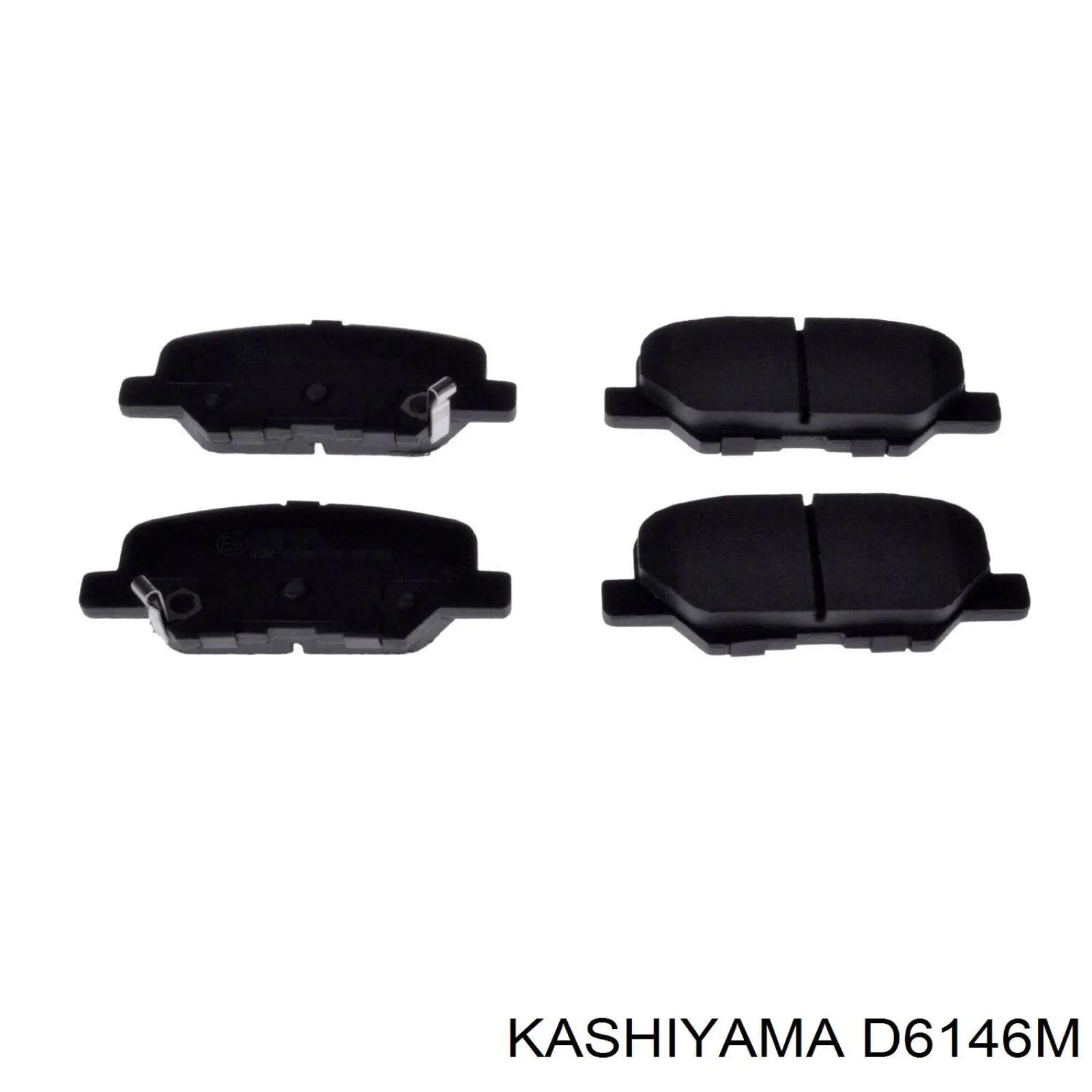 D6146M Kashiyama колодки тормозные задние дисковые