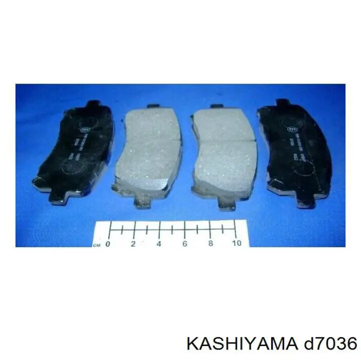Колодки тормозные передние дисковые KASHIYAMA D7036