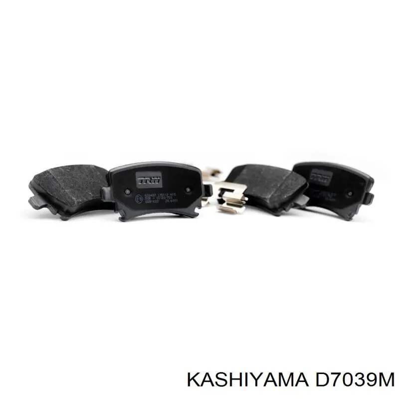 Купить D7039M Kashiyama Колодки тормозные