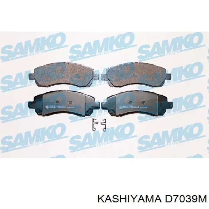 Колодки Kashiyama D7039M цена, от 19.87 USD