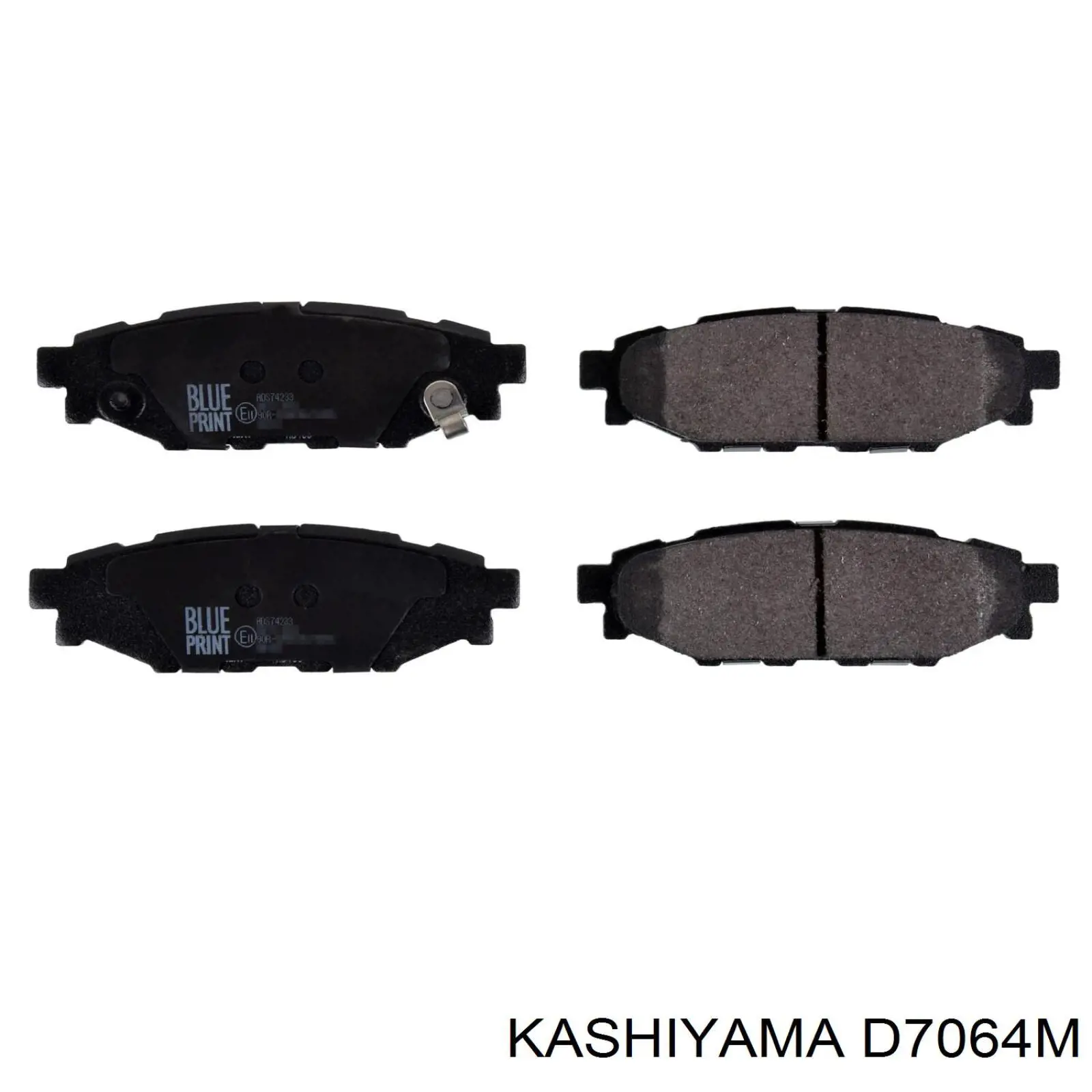 D7064M Kashiyama Колодки тормозные дисковые комплект