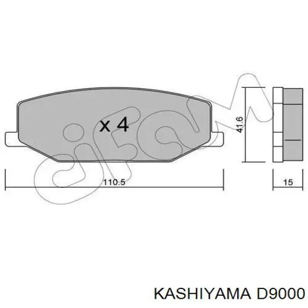 Колодки Kashiyama D9000 цена, от 14.16 USD