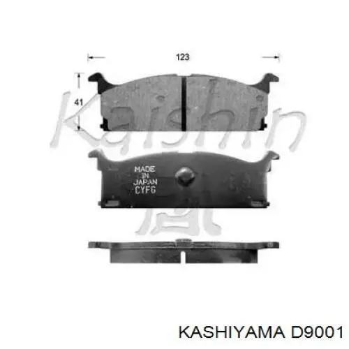 Передние тормозные колодки D9001 Kashiyama