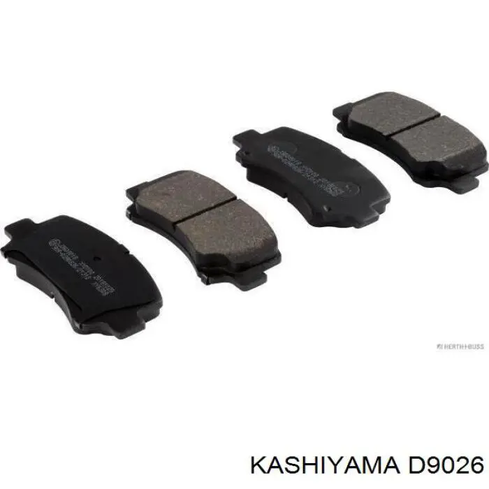 D9026 Kashiyama колодки тормозные передние дисковые