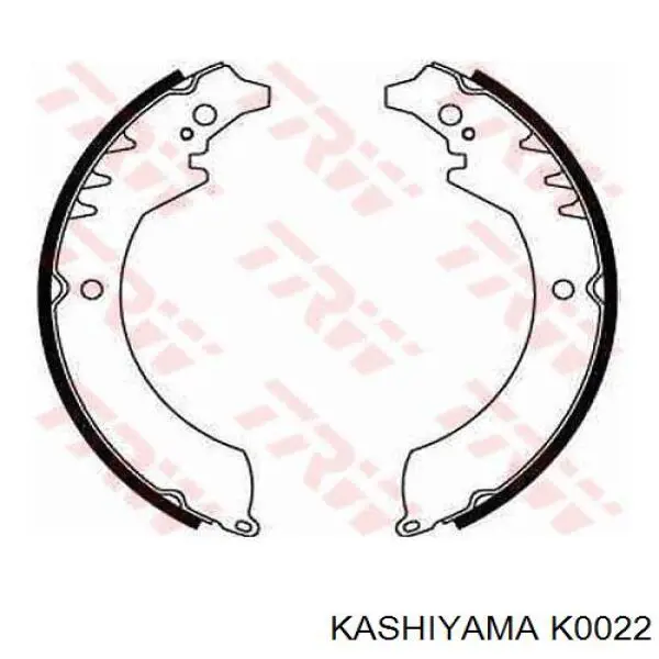 Задние барабанные колодки K0022 Kashiyama