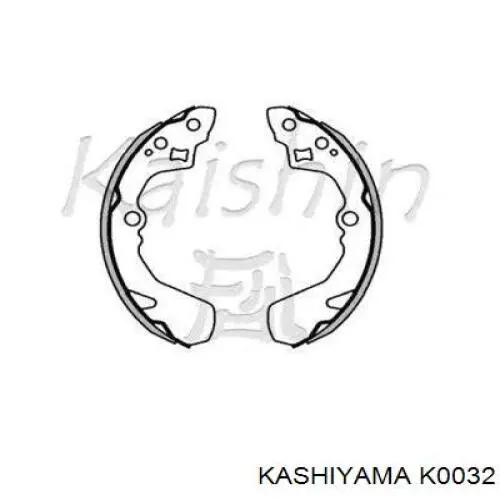 K0032 Kashiyama колодки тормозные задние барабанные