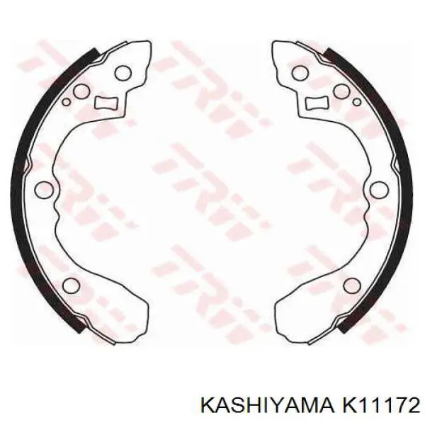 Задние барабанные колодки K11172 Kashiyama