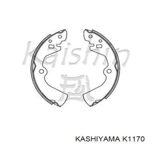 K1170 Kashiyama колодки тормозные задние барабанные