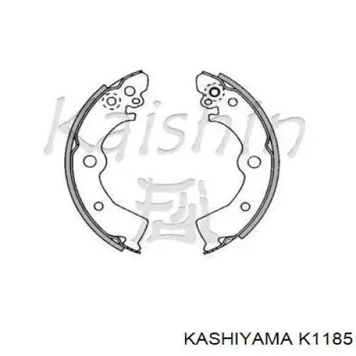 K1185 Kashiyama колодки тормозные задние барабанные