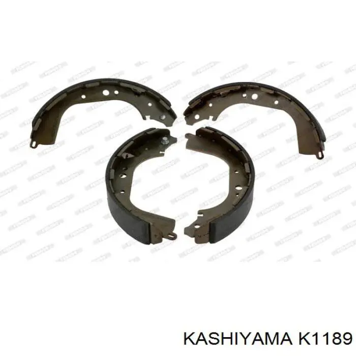 Купить K1189 Kashiyama Задние барабанные тормозные колодки
