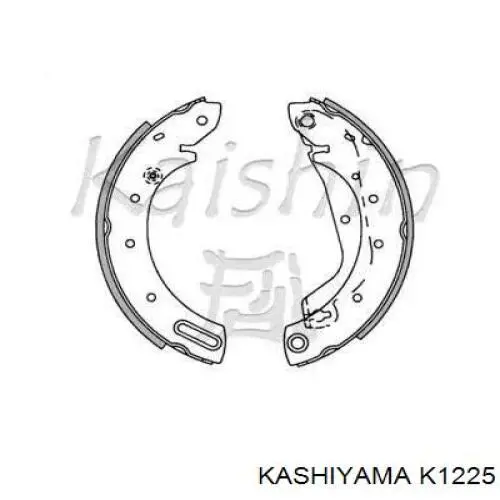 Задние барабанные колодки K1225 Kashiyama