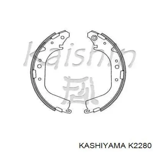 Задние барабанные колодки K2280 Kashiyama