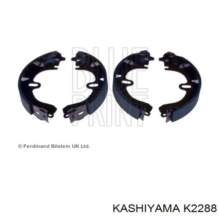 Задние барабанные колодки K2288 Kashiyama