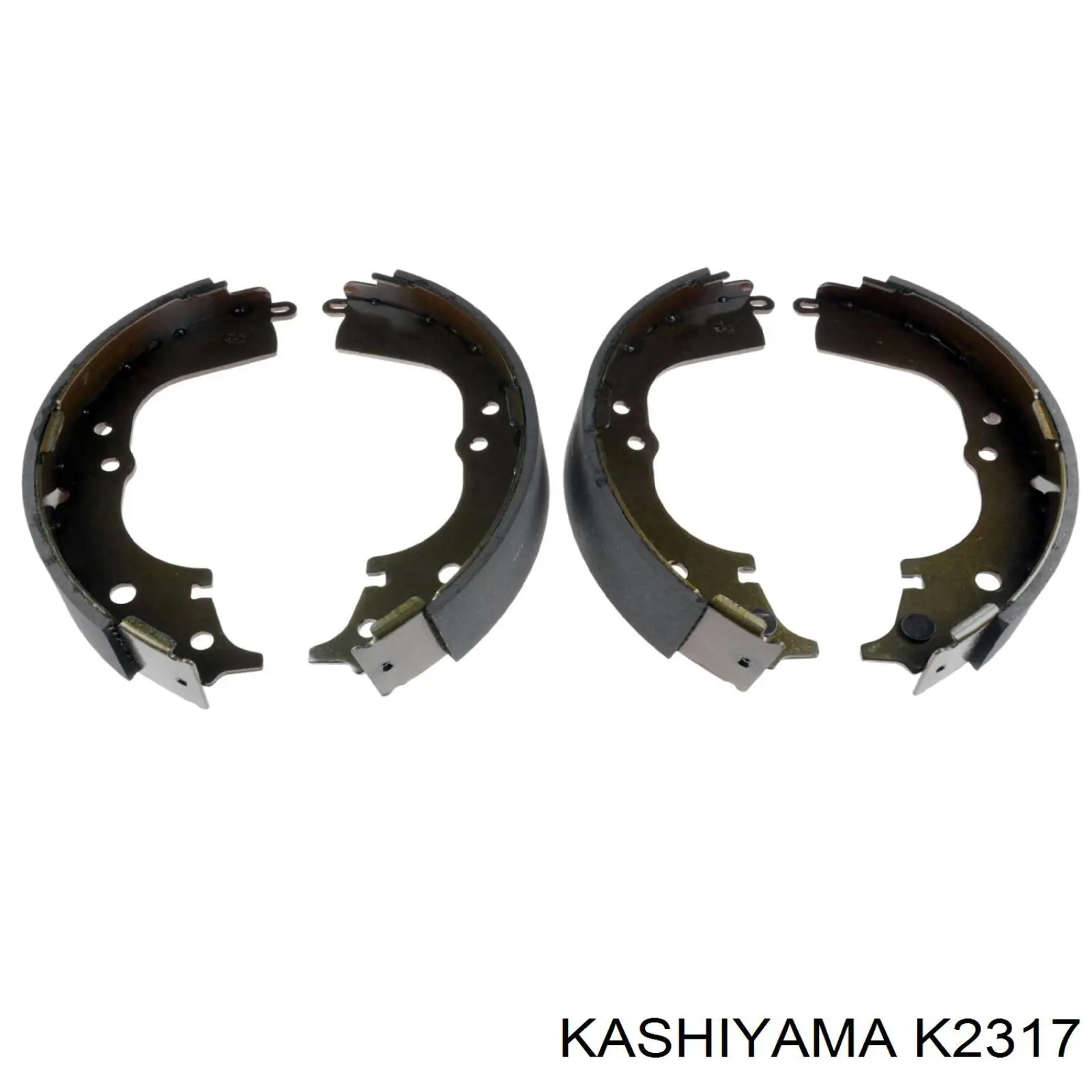 K2317 Kashiyama задние барабанные колодки