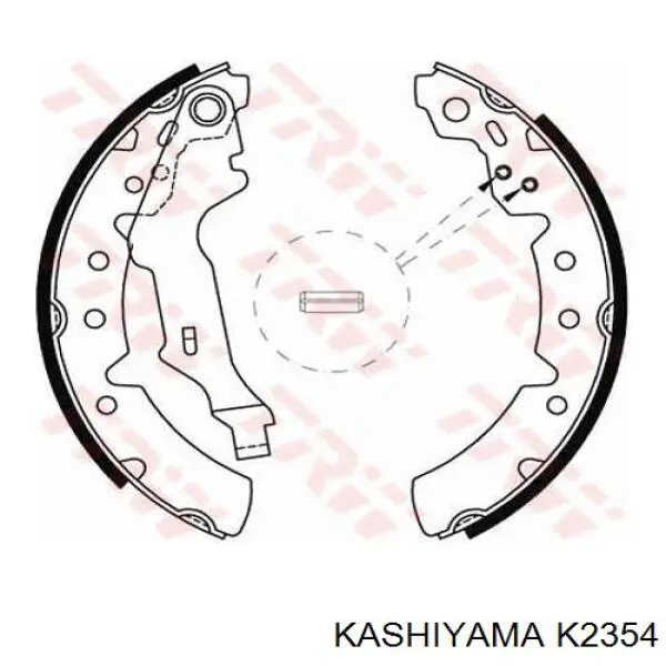 K2354 Kashiyama колодки тормозные задние барабанные
