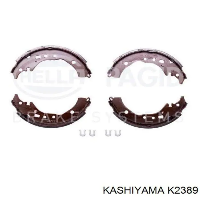 Задние барабанные колодки K2389 Kashiyama