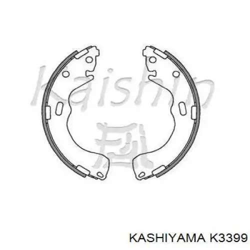 Задние барабанные колодки K3399 Kashiyama