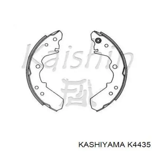 Задние барабанные колодки K4435 Kashiyama