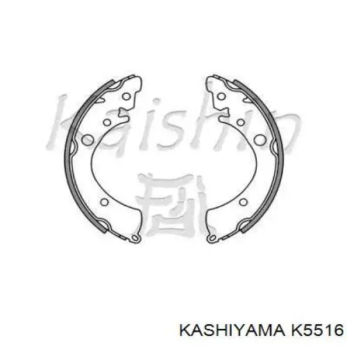 k5516 Kashiyama колодки тормозные задние барабанные