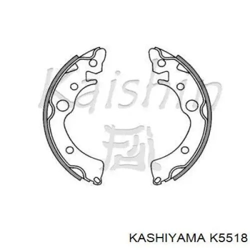 Задние барабанные колодки K5518 Kashiyama