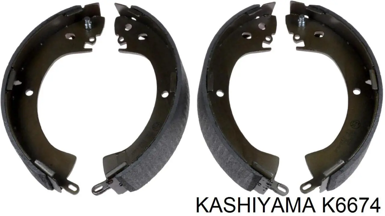Купить K6674 Kashiyama Задние барабанные тормозные колодки