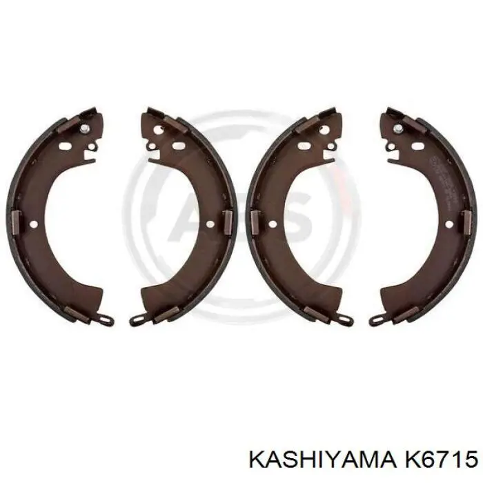 K6715 Kashiyama колодки тормозные задние, барабанные