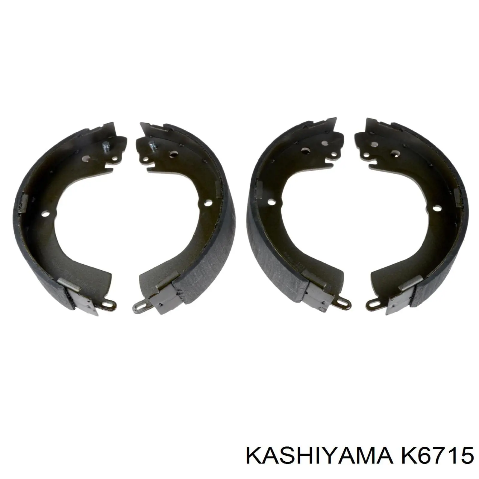 Купить K6715 Kashiyama Задние барабанные тормозные колодки