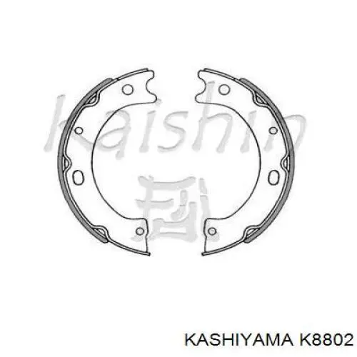 Колодки ручника K8802 Kashiyama