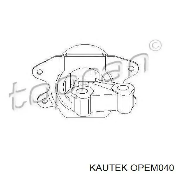 Гидроопора двигателя левая Kautek OPEM040 цена, от 42.49 USD