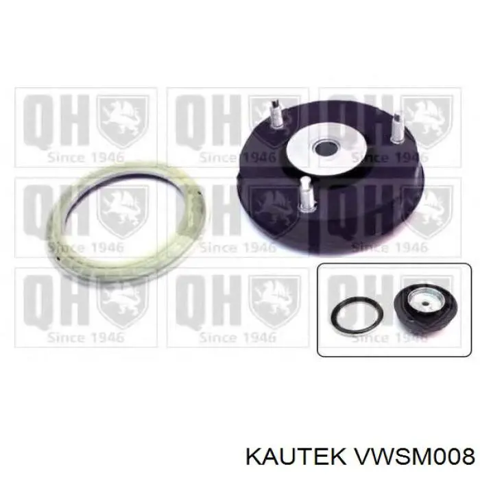Опора стойки амортизатора переднего Kautek VWSM008 цена, от 5.04 USD