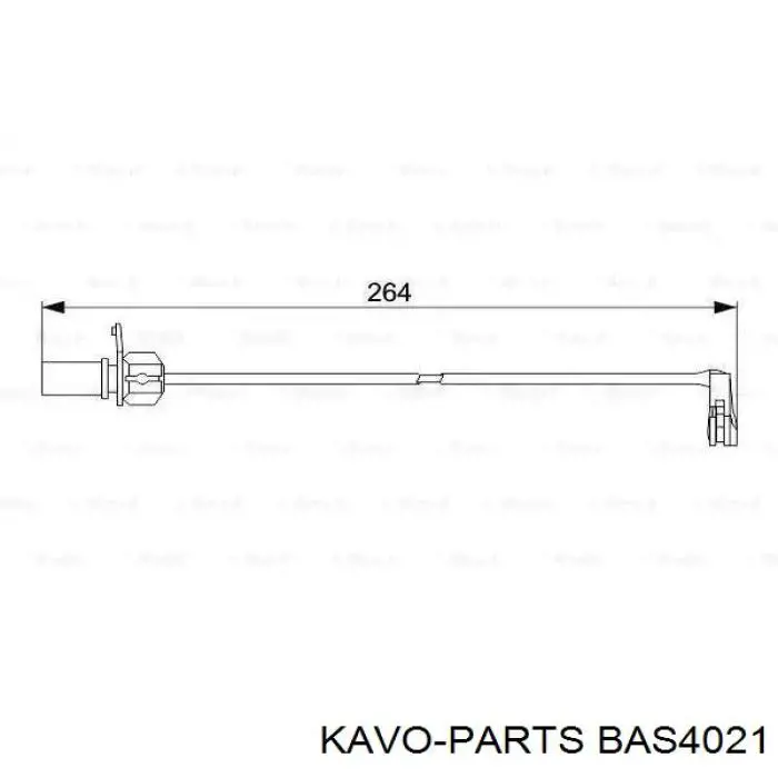 Датчик АБС (ABS) передний левый 51230 Bremi
