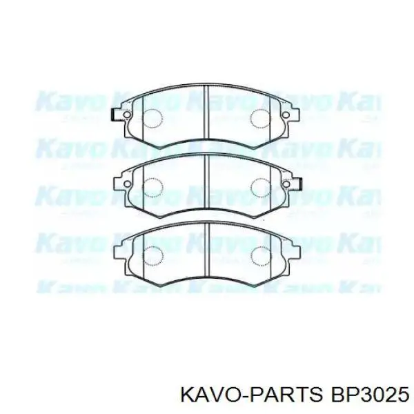 Передние тормозные колодки BP3025 Kavo Parts