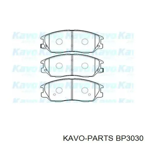 BP3030 Kavo Parts Колодки передние